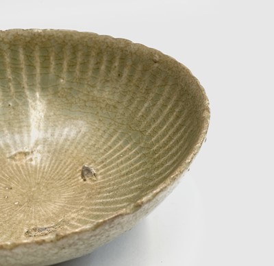 Lot 8 - A Chinese celadon bowl, Ming Dynasty, diameter...