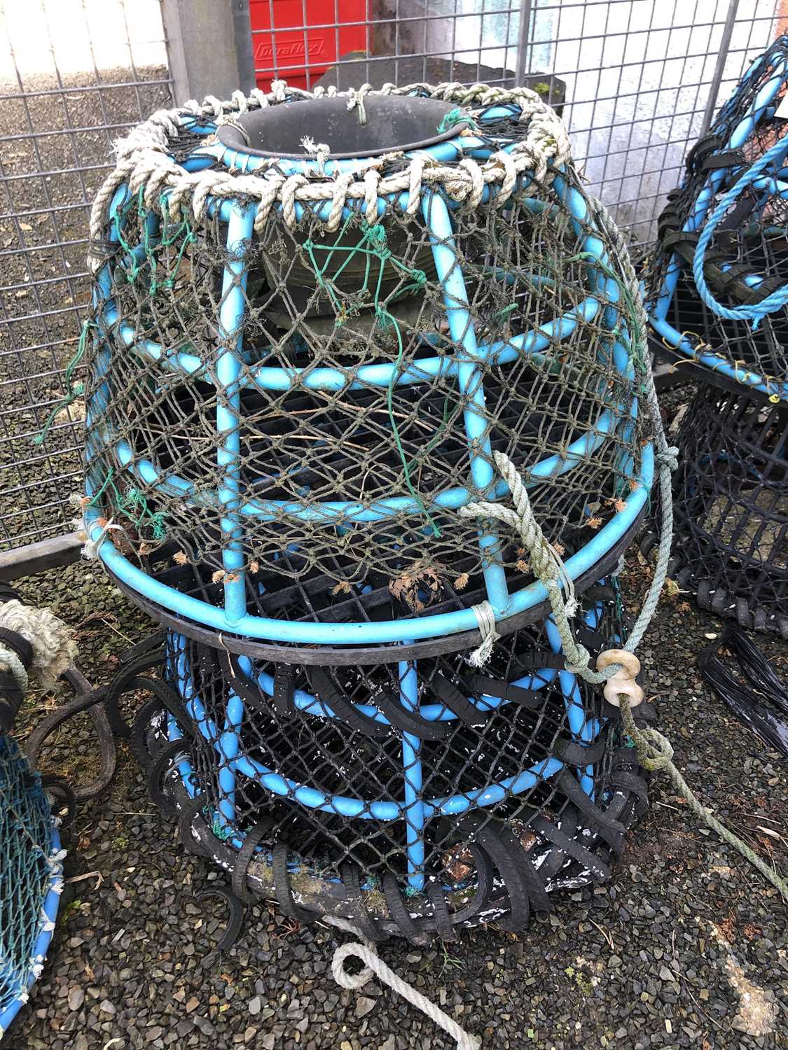 Lot 141 - Two crab pots. PICK UP FROM PZ ONLY NOT
