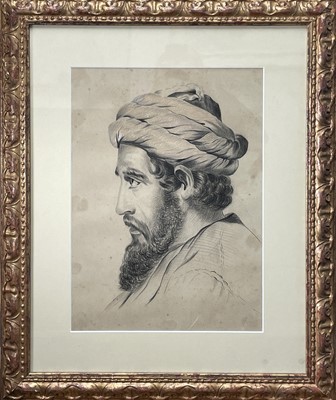 Lot 1032 - Pencil drawing 'The Turks Head', circa...