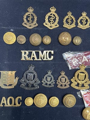 Lot 208 - RAMC, RAOC, REME Corps Regiments. A display...