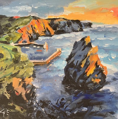 Lot 1166 - Graham EVERNDEN (1947) Harbour Rock Acrylic on...