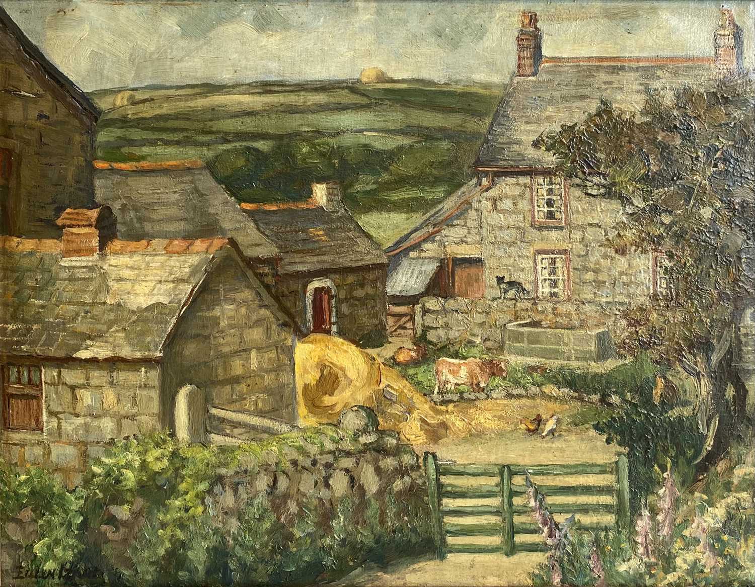 Lot 17 - Eileen IZARD (XIX-XX) Rosewall Farm, St Ives...