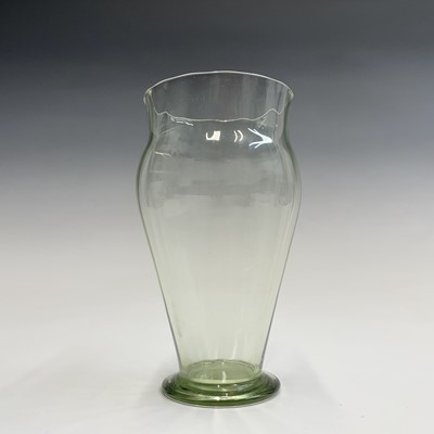 Lot 819 - A Whitefriars ribbed glass vase designed by...