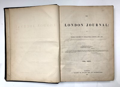 Lot 192 - 'The London Journal: A Weekly Record of...
