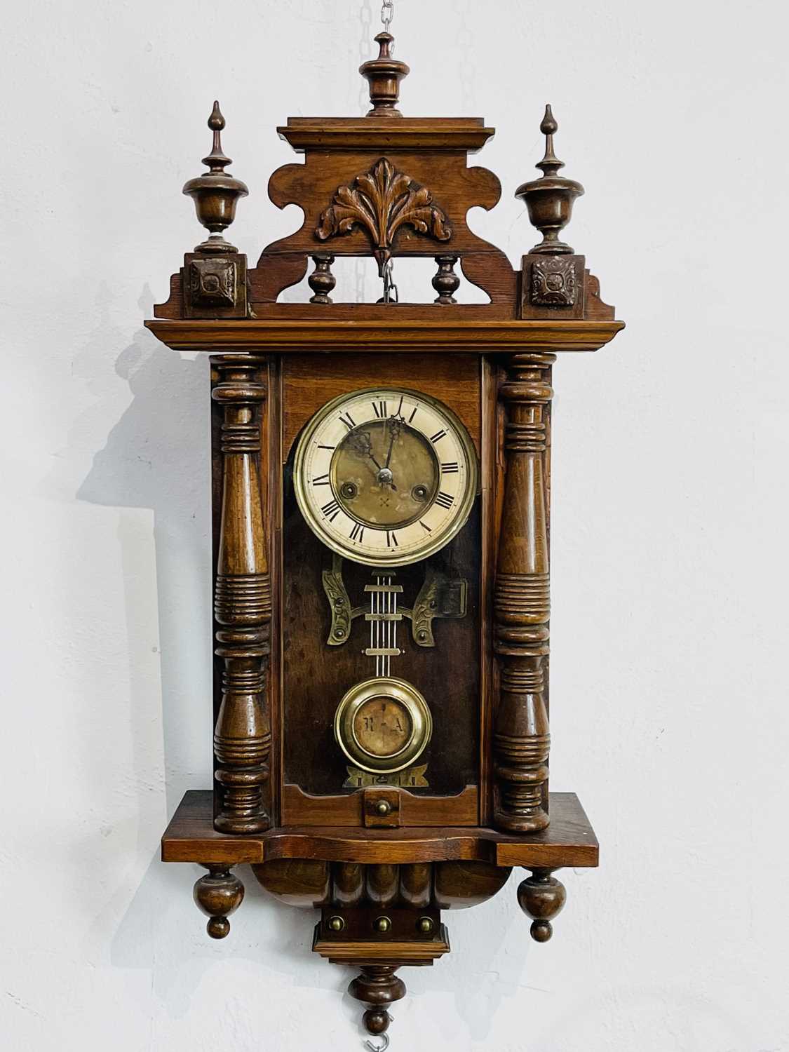 Lot 2907 - An early 20th century Hamburg American Clock...