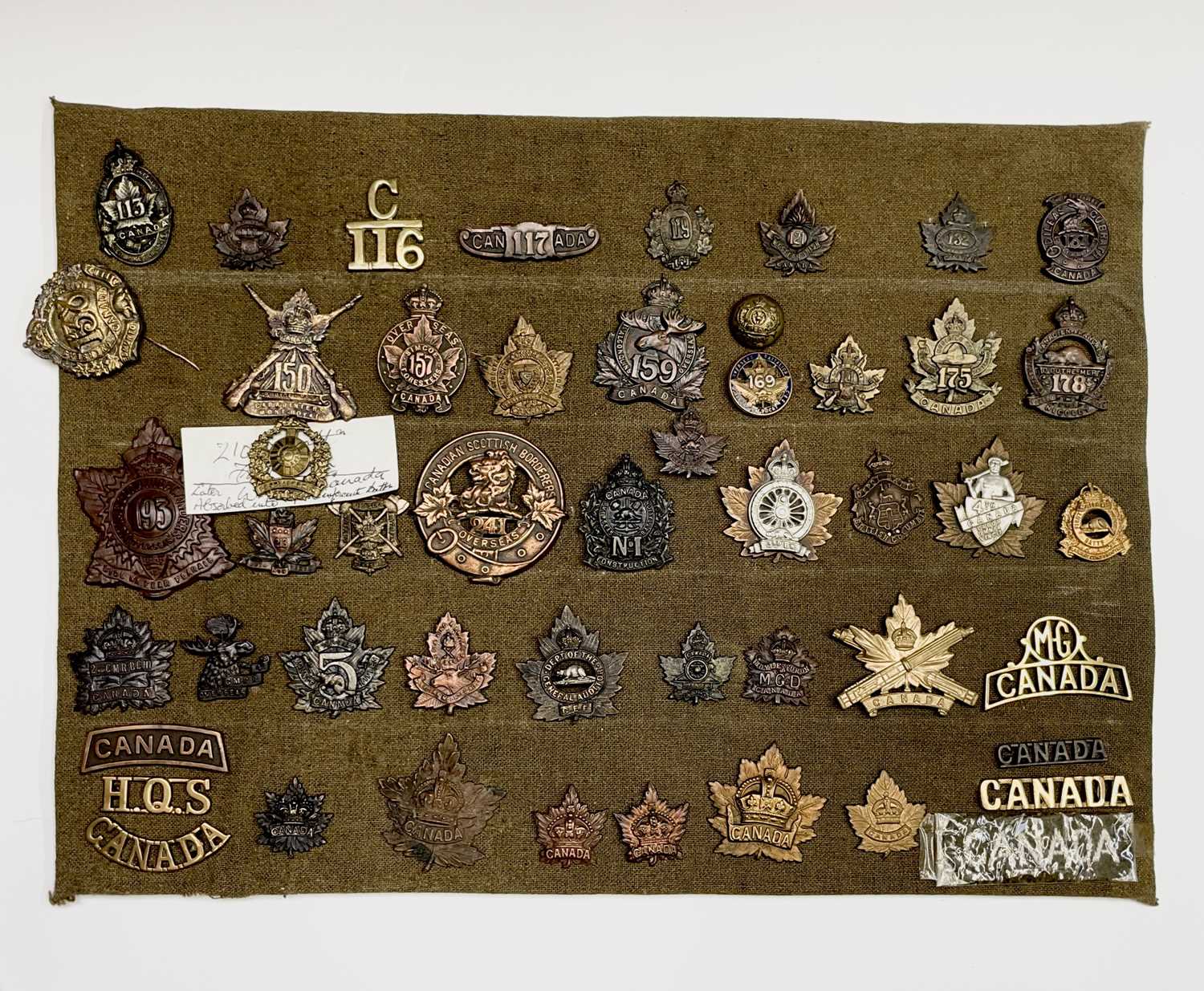 Lot 217 - Canadian Experditionary Forces 113-241...