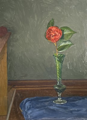 Lot 272 - Francis HEWLETT (1930-2012) Camellia  Oil on...