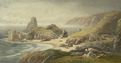 Lot 256 - Thomas HART (1830-1916) Kynance Cove from the...