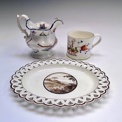 Lot 805 - A late 18th/early 19th century creamware...