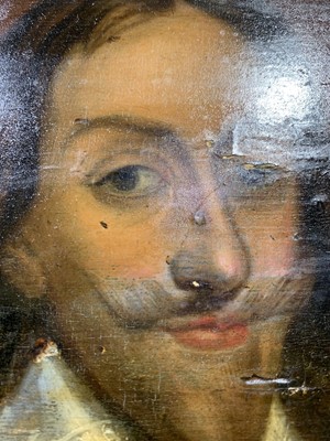 Lot 1223 - 17th Century English School Portrait of...