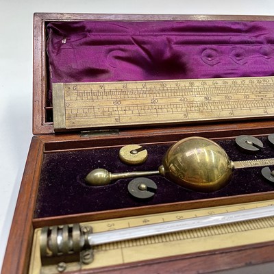 Lot 46 - A Sike's Hydrometer, by J Long, London, the...