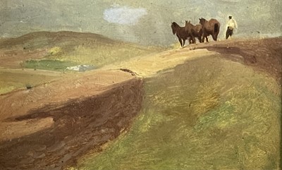 Lot 1061 - Arthur LEMON (1850-1912) Country Landscape Oil...