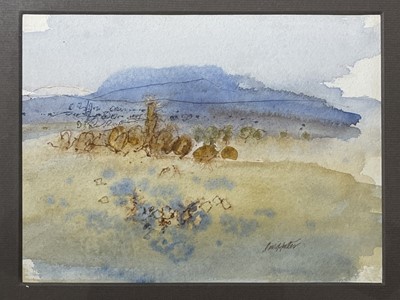 Lot 1424 - David HUTTER (1930-1990) Vineyard Near Blauzac...