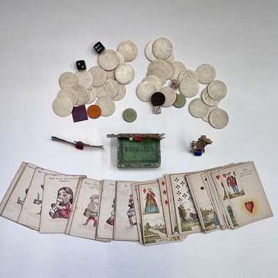 Lot 130 - A part set of French fortune telling/Tarot...