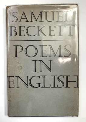 Lot 214 - SAMUEL BECKETT. 'Poems in English.' First...