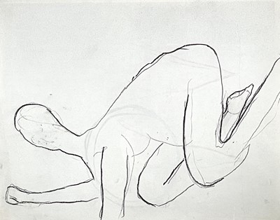 Lot 266 - Roger HILTON (1911-1975) Untitled (Kneeling...