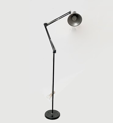 Lot 296 - A Danish HCF black retro style anglepoise...