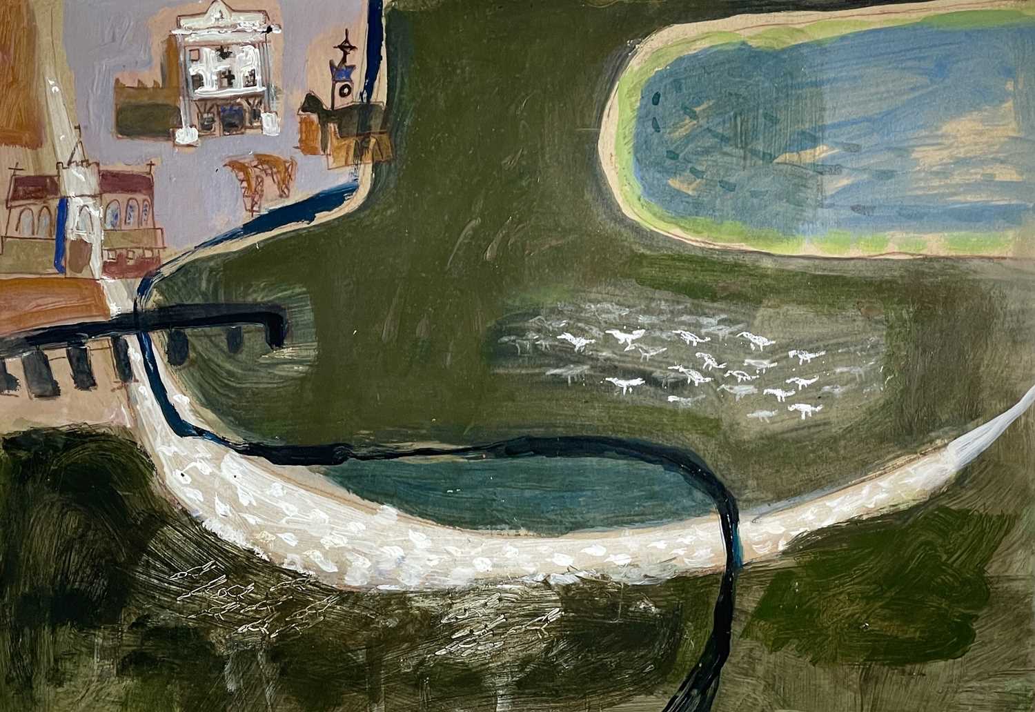 Lot 284 - Daphne MCCLURE (1930) White Hart Hotel, Hayle...