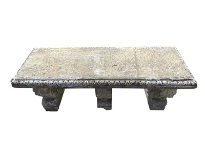 Lot 610 - A classical design composition stone garden...