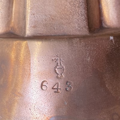 Lot 198 - A Victorian Benham & Froud copper jelly mould,...