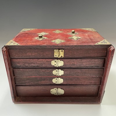 Lot 77 - A Chinese mahjong set, early 20th century, in...