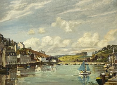 Lot 360 - Norbert SULLIVAN PUGH (XX) Sunny Day, Looe...