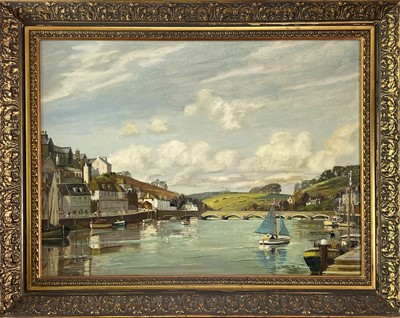 Lot 360 - Norbert SULLIVAN PUGH (XX) Sunny Day, Looe...