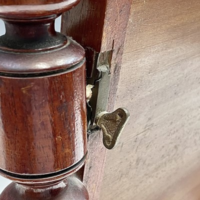 Lot 3214 - A Victorian dressing table mirror with barley...