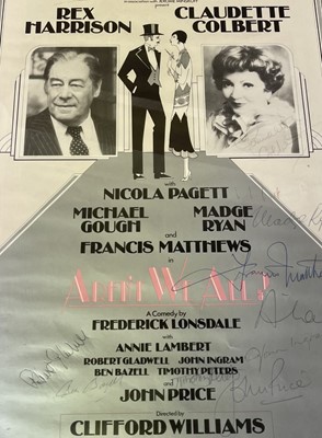 Lot 945 - Rex Harrison - 1984 Theatre Royal Haymarket...