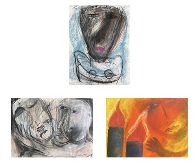 Lot 137 - Louise MCCLARY (1958) Three loose pastel studies