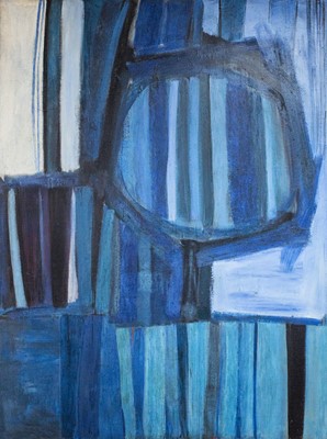 Lot 25 - Sir Terry FROST (1915-2003) Blue and Black...