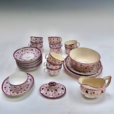 Lot 849 - An early 19th century Staffordshire pink...