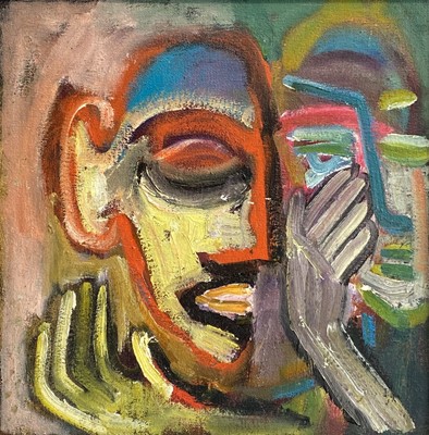 Lot 121 - Kate WALTERS (XX) Face of a Boy  Oil on...