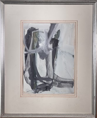 Lot 40 - Tony SHIELS (1938) Abstract Gouache Signed and...