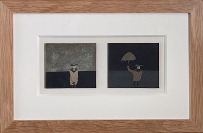 Lot 10 - Andrew LANYON (1947) The Photographic Muse Oil...