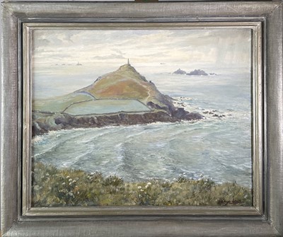 Lot 173 - Denys LAW (1907-1981) Cape Cornwall Oil on...