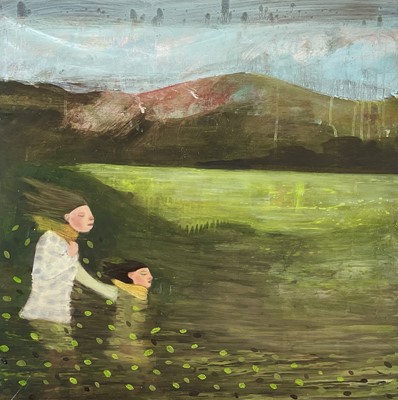 Lot 385 - Siobhan PURDY (XX-XXI) Mountain Walk Oil on...