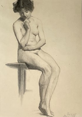 Lot 1194 - Marcus C. STONE (1840-1921) Nude Portrait...