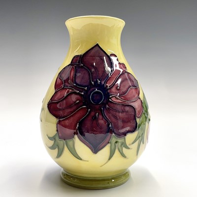 Lot 833 - A Moorcroft 'Yellow Anemone' pattern vase,...