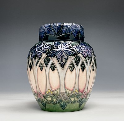 Lot 1042 - A Moorcroft 'Cluny' pattern ginger jar,...