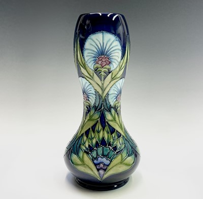 Lot 832 - A Moorcroft 'Windsor Carnation' pattern vase,...