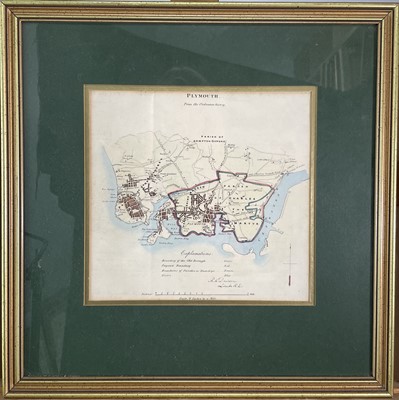 Lot 667 - MAPS. Plymouth. 'Report of the...