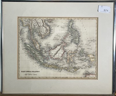 Lot 236 - MAPS. 19th Century map of the 'East India...
