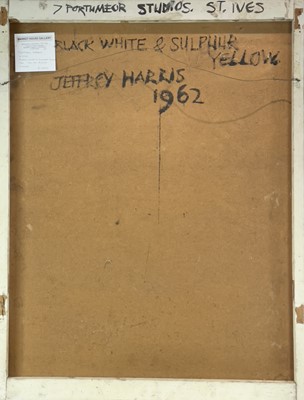Lot 115 - Jeff HARRIS (1932) Black and White Sulphur...