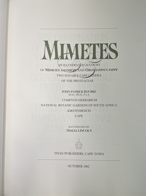 Lot 373 - JOHN PATRICK ROURKE. 'Mimetes: An Illustrated...