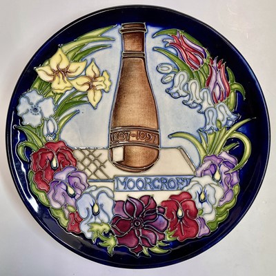 Lot 827 - A limited-edition Moorcroft 'Centennial Plate',...