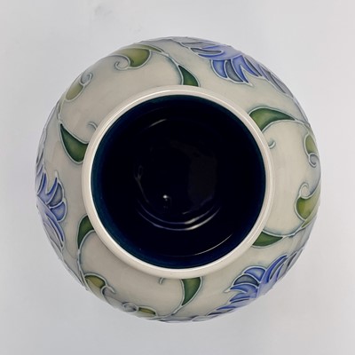 Lot 829 - A Moorcroft 'Florian Lilac' pattern vase,...