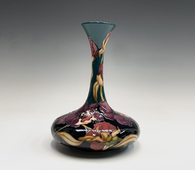 Lot 1046 - A Moorcroft 'Carolina Moon' pattern vase,...