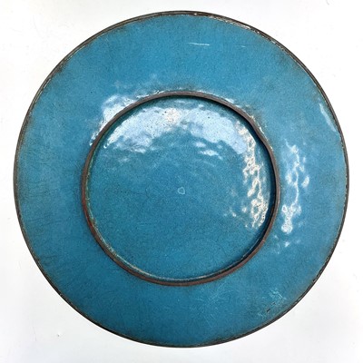 Lot 98 - Three Japanese cloisonne dishes, Meiji period,...