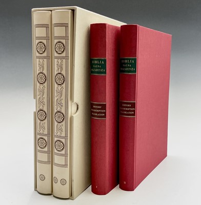 Lot 371 - THE GUTENBERG BIBLE. 'A Commentary, Historical...